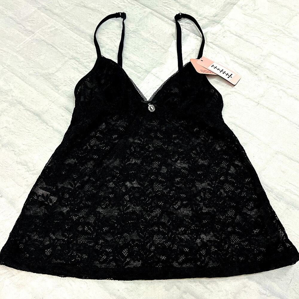 Affinitas Lace Trim Cami S NWT
